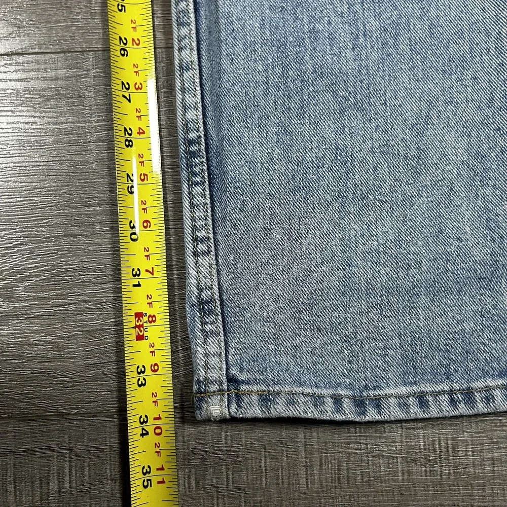 Vintage Nautica Jeans Co Jeans 36x36 Light Wash Straight‎ Leg Y2K Denim - Picture 6 of 7